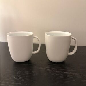 Nespresso Elegant White Coffee Mugs